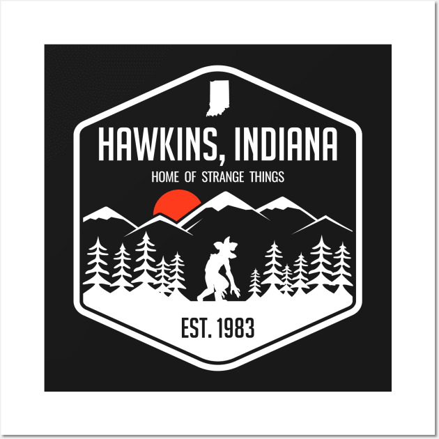 Visit Hawkins Wall Art by WMKDesign